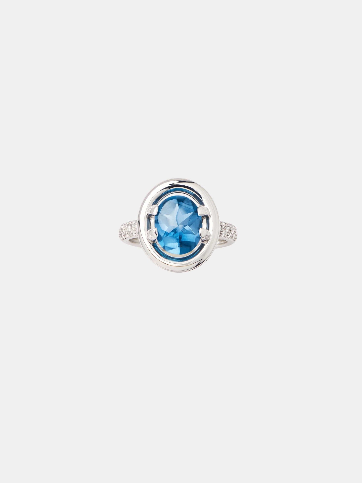 Bague Ma Préférence Or blanc Topaze 2.8ct