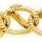 Bracelet Mellerio - Bracelet vintage à maillons torsadés en or jaune 18 carats 58 Facettes 35262