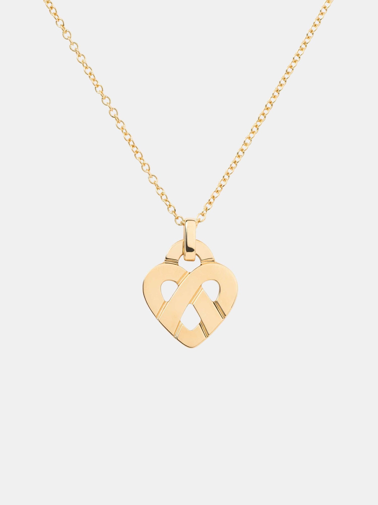 Pendentif Coeur Entrelacé Or jaune 