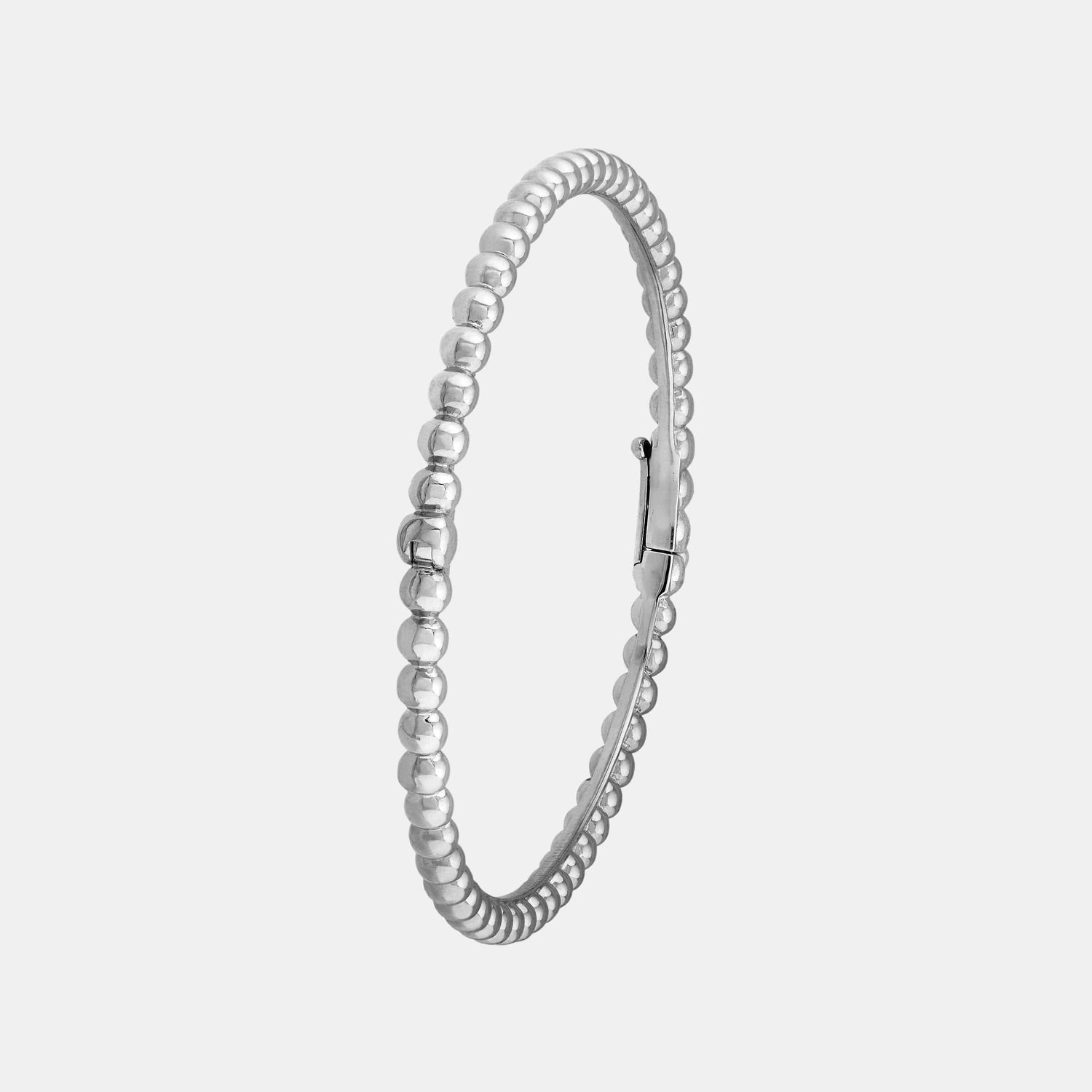Bracelet Perlée Or blanc  