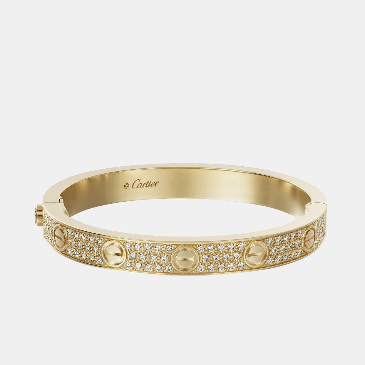 Bracelet LOVE Or Jaune 204 Diamants