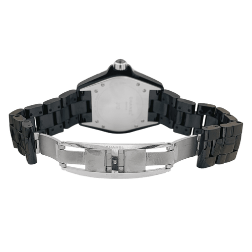 Montre Chanel J12 - Montre en céramique noire et acier 58 Facettes 34277