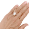Bague 55 Van Cleef & Arpels - Bague solitaire en platine avec diamant taille émeraude 4,01 ct 58 Facettes 34698