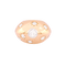 Bague 54 Bague bombée en or rose 18K et diamants taille ancienne 58 Facettes 34688