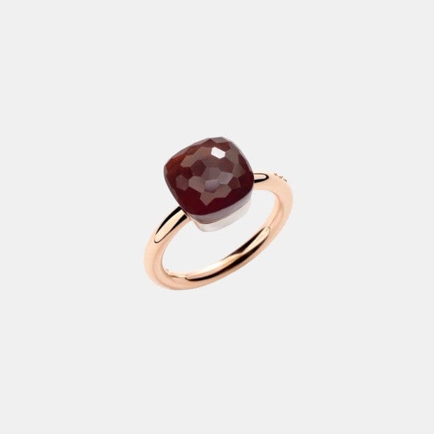 Bague Nudo Or Grenat