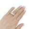Bague 53 Chaumet Grains de Caviar - Bague jonc en or jaune et diamants 58 Facettes 34895