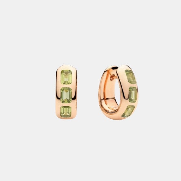 Boucles d'oreilles Iconica Or rose Péridot 3.4ct