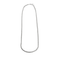 Collier CHOPARD - Collier à maille jaseron en or gris 58 Facettes