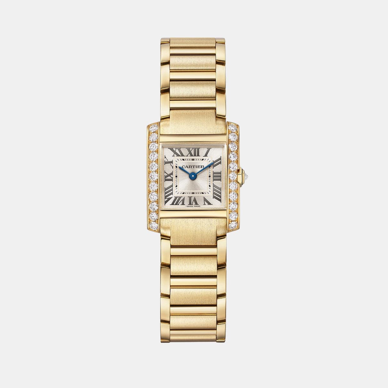 Montre Tank Française Or jaune Diamant