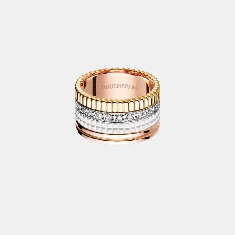 Bague Quatre Or blanc Diamant 0.49ct