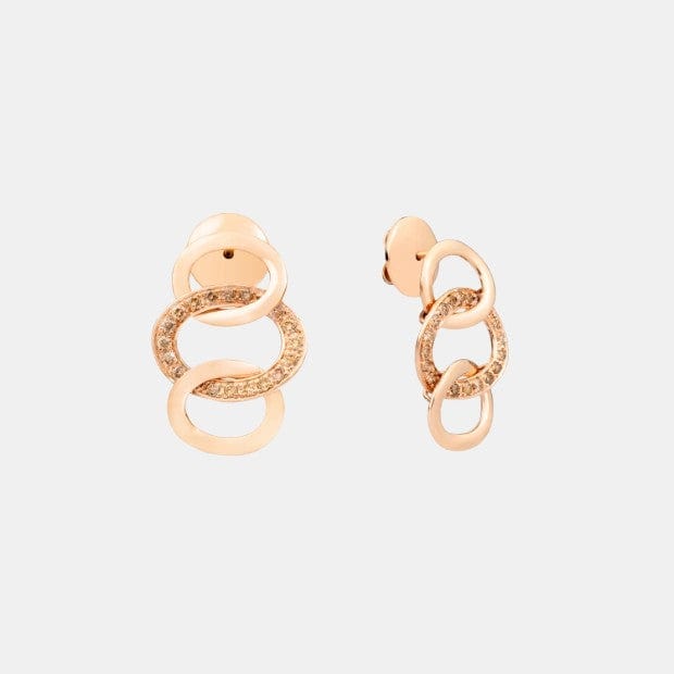 Boucles d'oreilles Brera Or rose Diamant 0.6ct