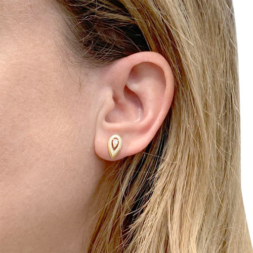 Boucles d'oreilles Messika Fiery - Boucles d’oreilles en or rose et diamants 58 Facettes 35341