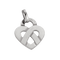 Pendentif POIRAY  "COEUR ENTRELACÉ". Pendentif en or gris 58 Facettes DDV7353-3
