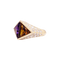 Bague 52 O.J. Perrin - Bague en or jaune avec citrine, améthyste et diamants 58 Facettes 34787