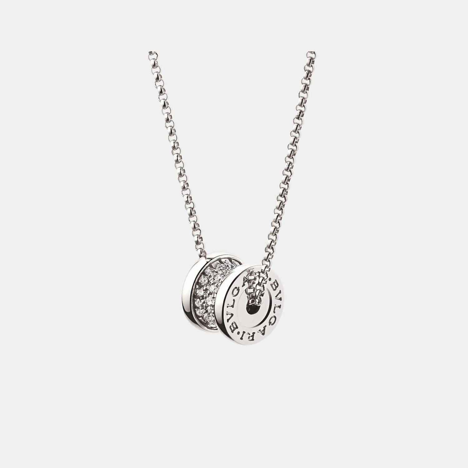 Collier B.Zero1 Or blanc Diamant 0.31ct