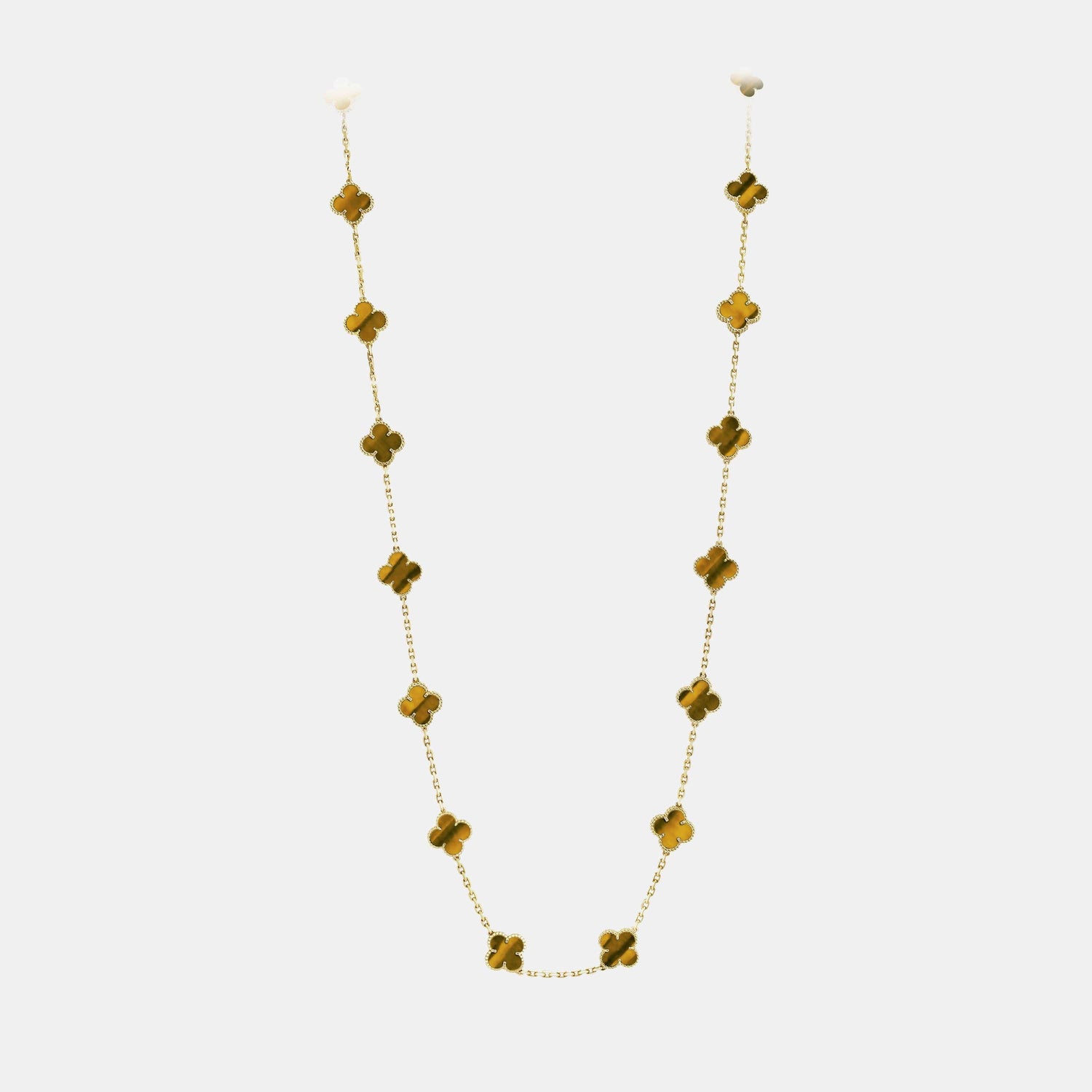 Collier Vintage Alhambra Or jaune 20 motifs