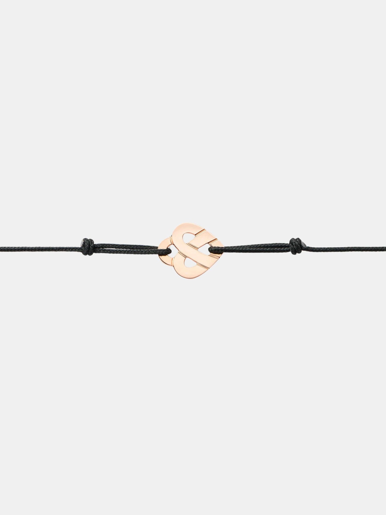 Bracelet Coeur Entrelacé Or rose 