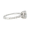 Bague 54 Bague solitaire en or blanc avec diamant taille brillant 1,53 ct 58 Facettes 31806