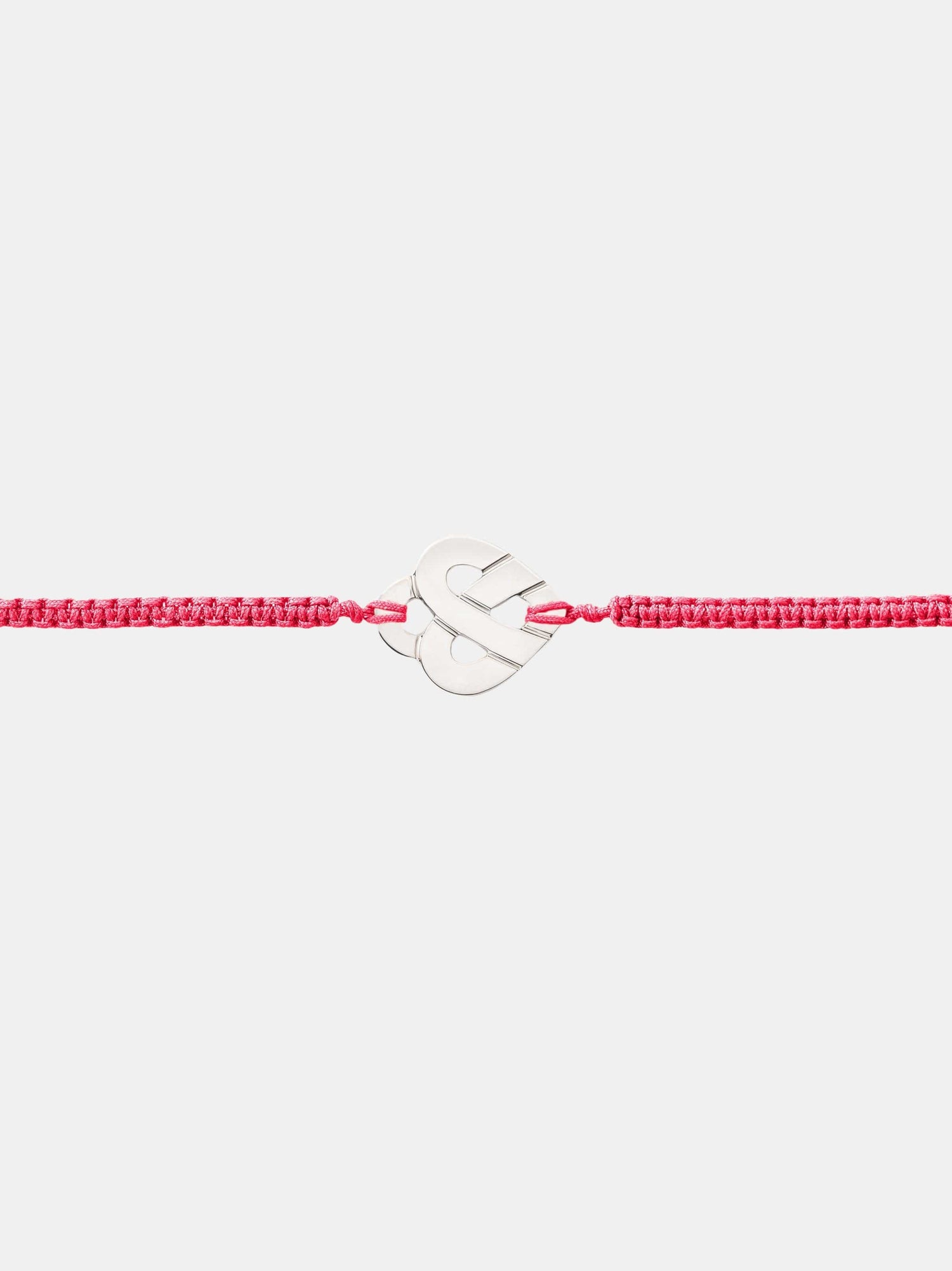 Bracelet Coeur Entrelacé Or blanc 
