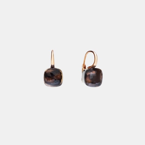 Boucles d'oreilles Nudo Or Quartz 14ct