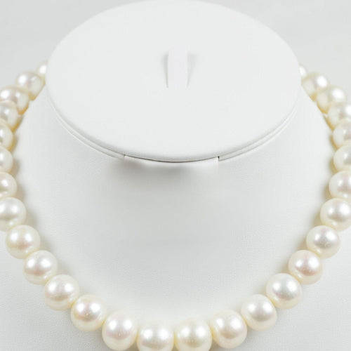 Collier Collier de perles d’eau douce en or jaune 585 58 Facettes 2272