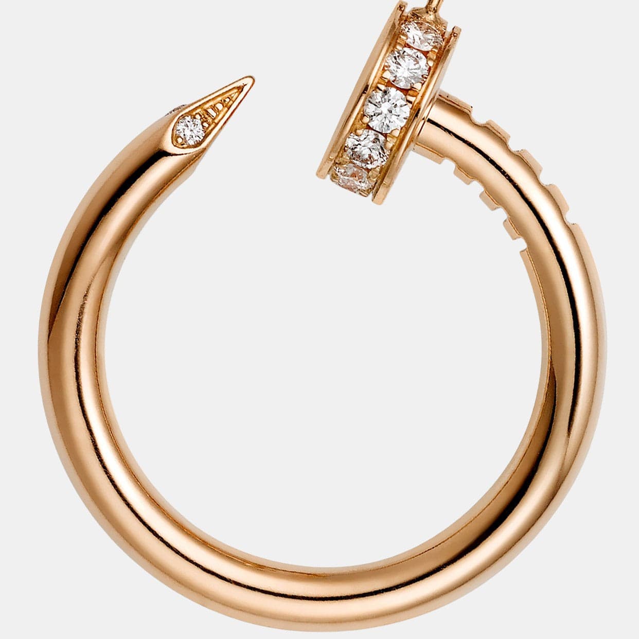 Collier Juste un Clou Or rose Diamant