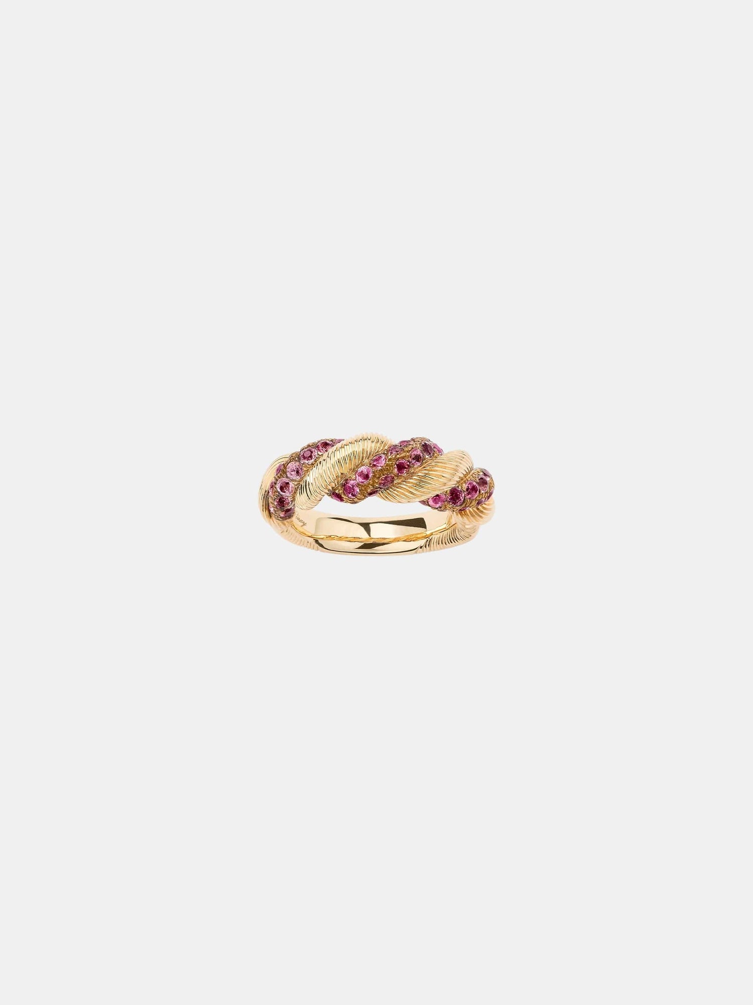 Bague Dune de Poiray Or jaune Rhodolite 1.75ct