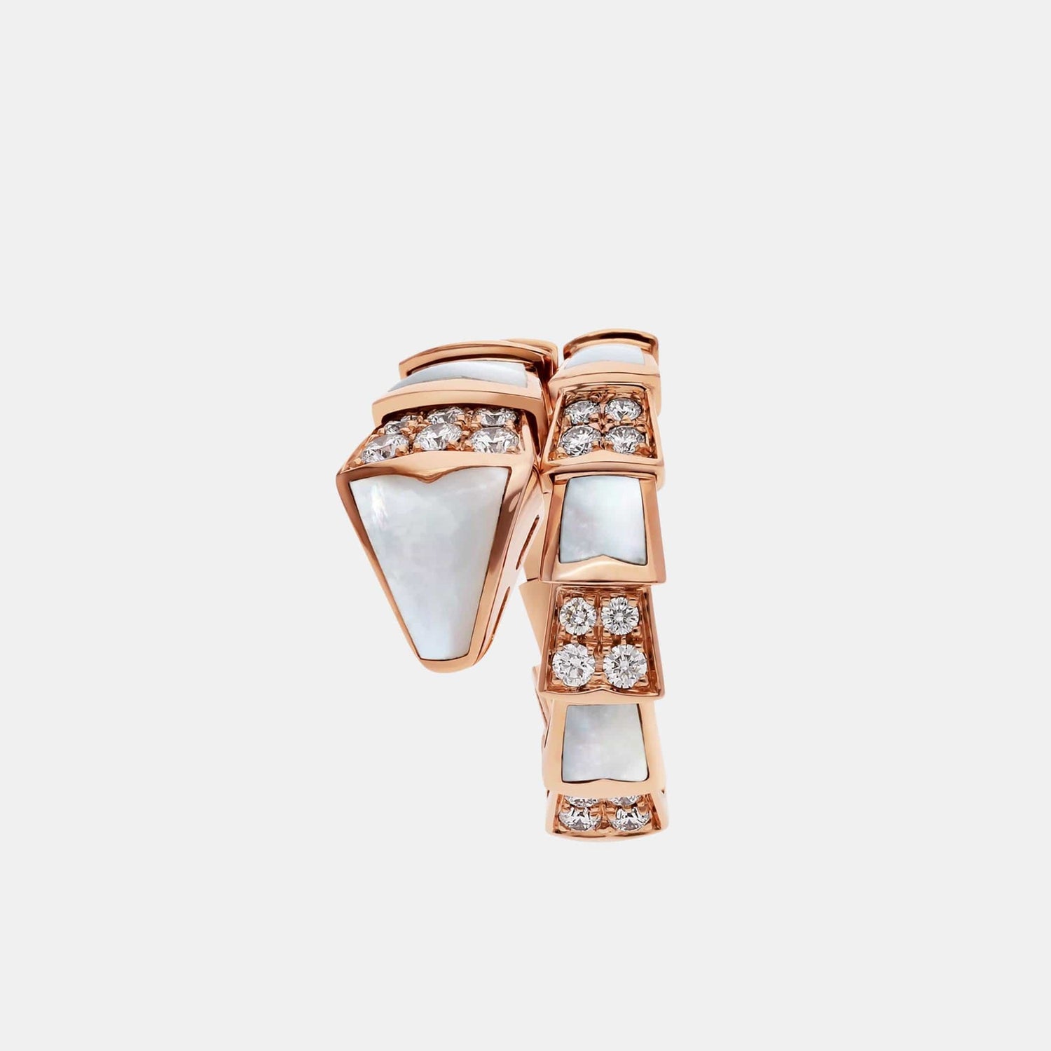 Bague Serpenti Viper Or blanc Mixte 0.74ct
