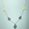 Boucles d'oreilles Ensemble collier et boucles d’oreilles Main de Fatma en or jaune 18 carats 58 Facettes
