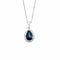 Collier Collier Saphir poire Diamants 58 Facettes