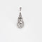 Pendentif Pendentif ancien or blanc diamants 58 Facettes