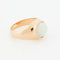 Bague 59 Bague Or Jaune - Opale Ronde 58 Facettes RÉF 9004/19