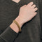 Bracelet Bracelet Gourmette Fantaisie or rose 58 Facettes LP1029