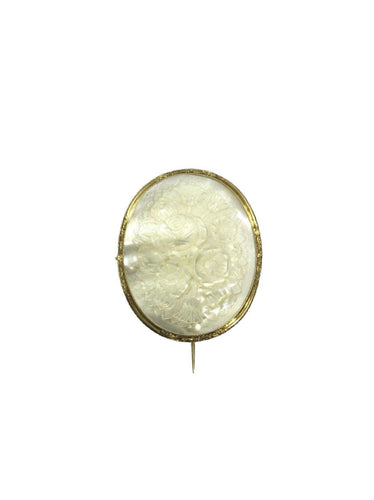 Pendentif Broche pendentif Or Et Nacre 58 Facettes 949001