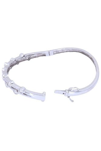 Bracelet BRACELET JONC OUVRANT DIAMANTS 58 Facettes 087431