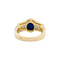 Bague 51 Bague Mellerio en or jaune saphir et diamants. 58 Facettes 34366