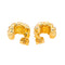 Boucles d'oreilles Boucles d'oreilles Demi créoles Or jaune 58 Facettes 4286097CN