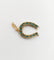Pendentif Pendentif fer à cheval vintage or 18k billes de malachites 58 Facettes A06192