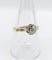 Bague 58 Bague solitaire art deco or jaune diamant taille ancienne 58 Facettes A04994