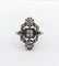 Bague 64 Bague tank Art Déco or jaune et Platine, diamants, monture géométrique (circa 1920) 58 Facettes A05582