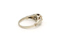 Bague 56 Bague Art Déco en or blanc sertie de diamants 58 Facettes 19785