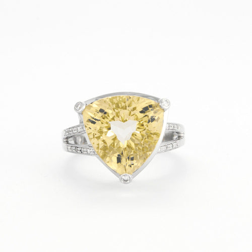 Bague MAUBOUSSIN-Bague Mes Couleurs à Toi quartz lemon diamants or blanc 58 Facettes