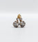 Boucles d'oreilles Dormeuses or jaune, diamants taille ancienne et diamant taille rose (circa 1900) 58 Facettes A05647