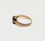 Bague 55 Bague vintage or jaune et rubis 58 Facettes