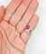 Bague 47 Bague chevalière art deco or blanc 18k et platine ornée d'un diamant taille rose et d'un rubis synthétique 58 Facettes A04973