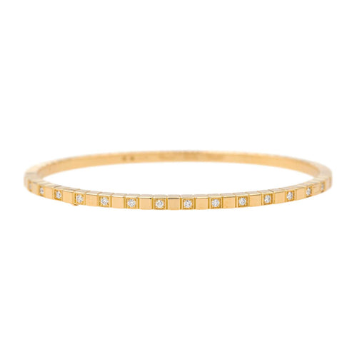 Bracelet Chopard Bracelet Jonc Ice cube Or jaune Diamant 58 Facettes 4173809RV