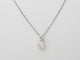 Collier Collier pendentif diamant poire 0,45ct en or blanc 58 Facettes 33409