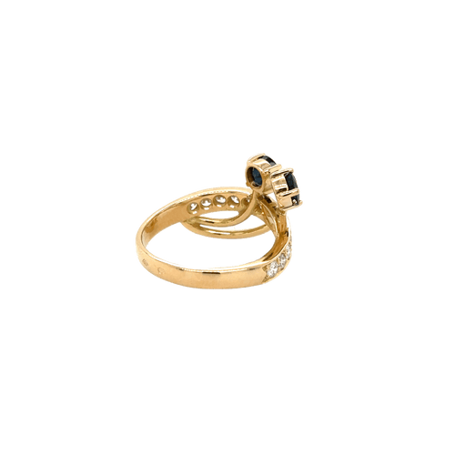 Bague 62 Bague Or Jaune - Saphirs et Diamants 58 Facettes 1.0000247/2
