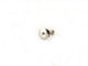 Boucles d'oreilles puce boucle d'oreille VANRYCKE valentine diamant 0.11 ct or blanc 18k 58 Facettes 266429