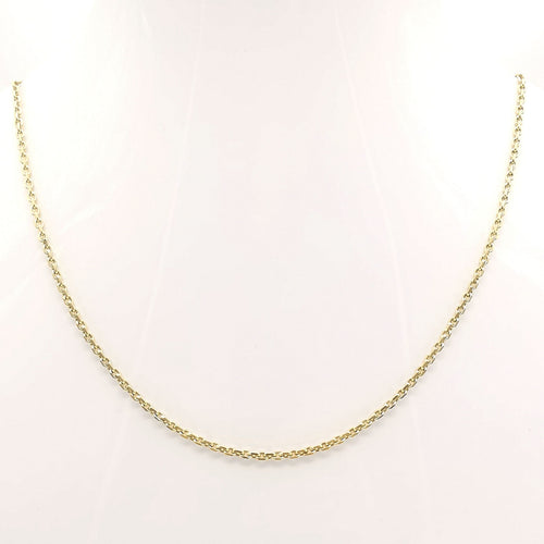 Collier Chaîne maille forçat or jaune 58 Facettes